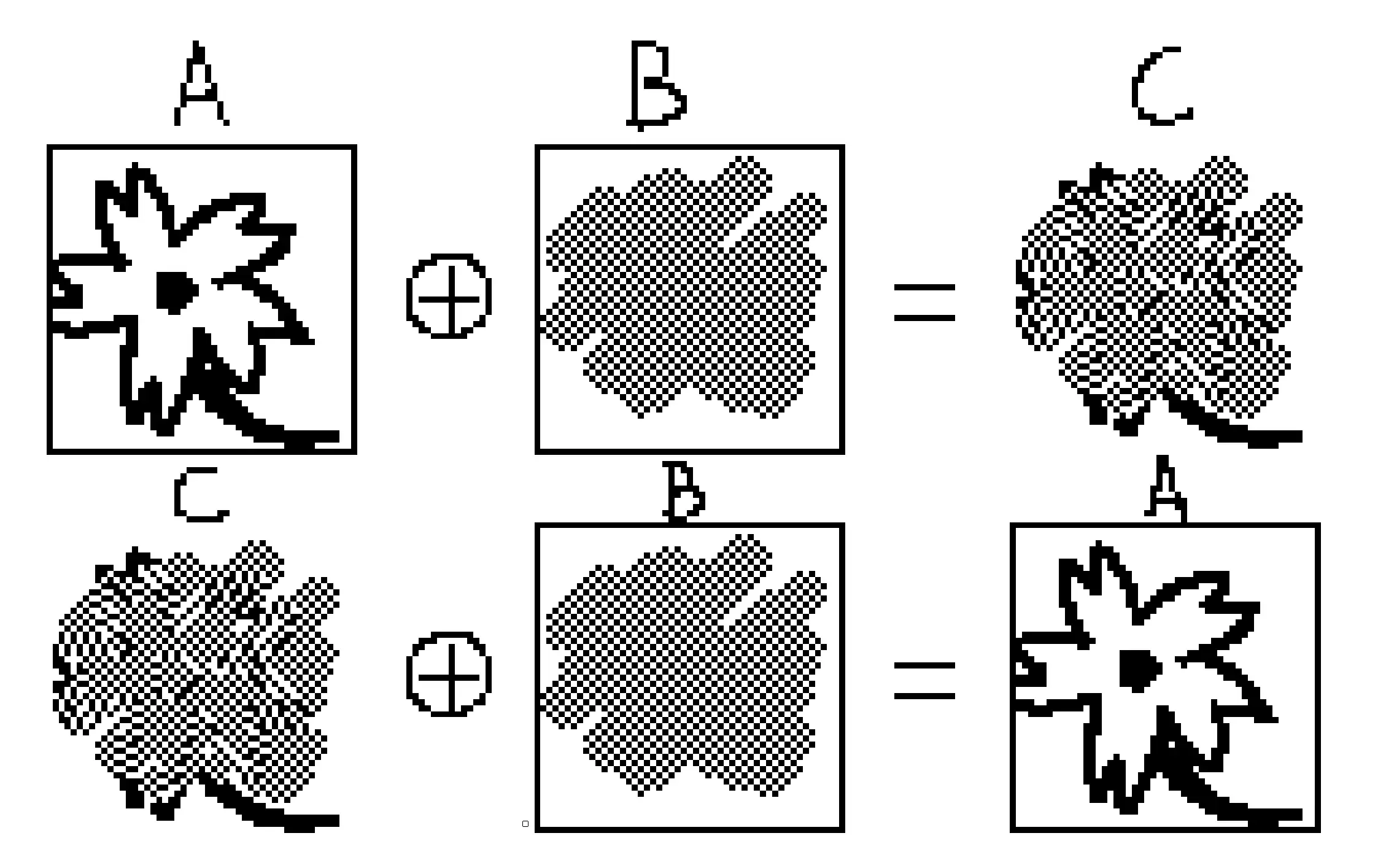 Fig 8.2.1 對像素進行異或